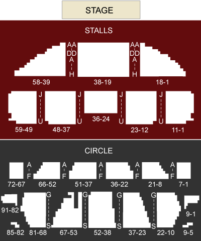 Liverpool Empire Theatre Liverpool, North West - seating chart and stage